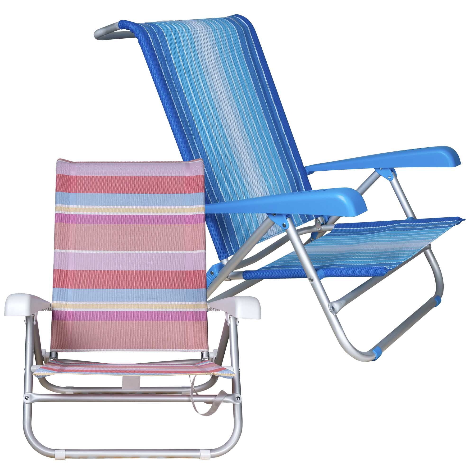 FS0056 / 7 positions adjustable aluminum beach chair